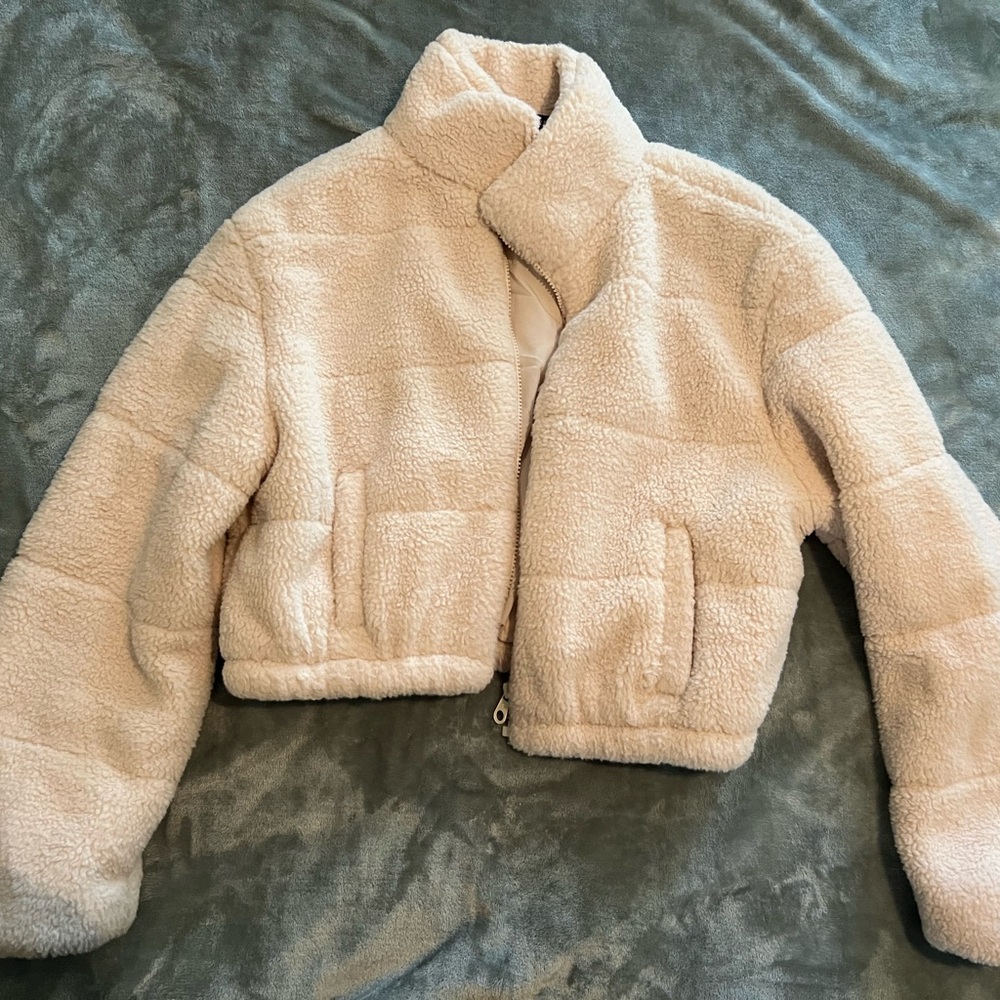 Cozy Cream Sherpa Jacket